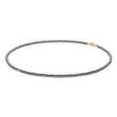 Colier terahertz cu argint placat cu aur roz DiAmanti 252-09C-G